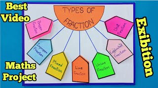 #Types of Fraction working model#maths working model#maths project #Fraction #maths Exibition model👍