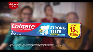 Daaton Ka Poshan | Colgate Strong Teeth 100gm, Ab 15% EXTRA | Bengali