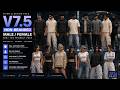 FiveM Male/Female Non-Branded Clothing Pack V7.5 | BEST TOS Friendly | High Quality 2026 Clothing