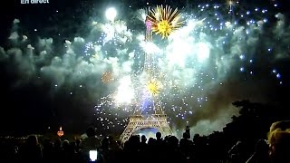 Le 14 juillet 2015 à La Tour Eiffel - Skyfall