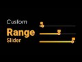 Next-Level Custom Range Slider: Build Like a Pro with Pure HTML, CSS & JS! 🎛️| MZCode01 #css #coding