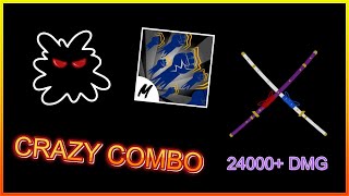 (Blox Fruits) Crazy Dark Combo for bounty Hunting