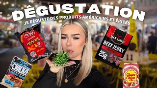 JE TEST DES SNACKS AMÉRICAINS ET ÉPICÉS !