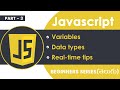 JavaScript Telugu Tutorial: data types, strings, int, json #javascript #codingintelugu #beginners