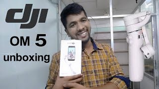 DJI OM 5 Gimbal Unboxing in Telugu saicharan vlogger