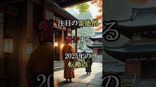 注目の霊能僧が警告する2025年の転換点～予告編～【 都市伝説 予言 スピリチュアル 社会変化 未来予測 】