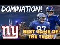 Happy Fan Reaction! New York Giants DOMINATE Seattle Seahawks! Best Game By Far!