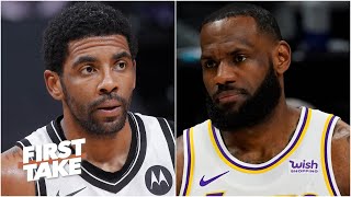 What message did Kyrie Irving and James Harden send to LeBron? | First Take