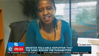 SANEF weighs in on Minister Dlamini, eNCA fiasco