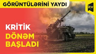 Rusiya Ukraynada ağır artilleriya döyüşlərinin GÖRÜNTÜLƏRİNİ YAYDI