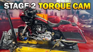 Harley-Davidson M8 Screaming Eagle torque cam install / stage 2 power gains