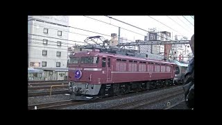 【札幌行きラストラン】EF81‐81＋E26系 カシオペア紀行 上野・大宮駅にて 発車シーン