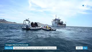 Toulon : la préfecture maritime coordonne une impressionnante opération de déminage