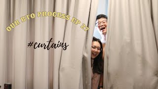 SMART CURTAINS | 3-ROOM HDB TOP FLOOR 🏠 | OUR BTO PROCESS EP27