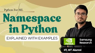 1.12.2 Namespace in Python | LEGB Rule | Hindi