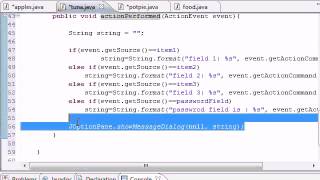 Java Programming Tutorial 54 Event Handler Program
