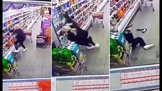 Mischievous Ghost Caught On Supermarket's CCTV Causes Staff To Fall In Irvine, Scotland