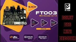 Dolby DTS 5.1 Mini Decoder Futech Audios | PC Tech Malayalam