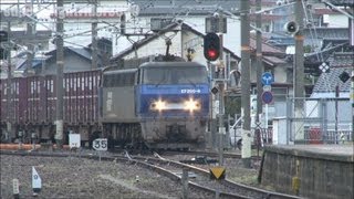 JR貨物 EF200-6号機 貨物列車2074レ 西広島駅 2012.4