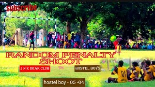 Hostel boy vs J.N.K Dear club |football tournament Kansbahal L\u0026TField |ଫୁଟବଲ୍ ଖେଳ |କାଂଶବାହାଲ|penalty