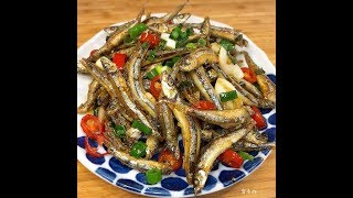 《食譜。作法》辣炒丁香魚