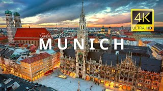 Munich, Germany 🇩🇪 in 4K 60FPS ULTRA HD Video by Drone