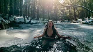 Tough Winter Days and Icy River Bathing