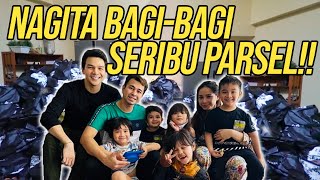 NAGITA BAGIIN PARSEL KE JALAN, RAFFI KEREPOTAN MAIN SAMA SI KEMBAR ANAK OM IJONK!!