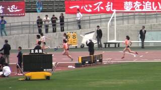 2016.04.10 第１回記録会 女子4×100ｍＲ 3組