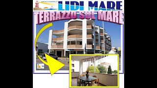 Appartamento sul mare con grande terrazzo angolare