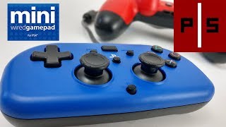 Hori Mini PS4 Controller | A Comfortable Alternative | Unboxing \u0026 Review | 4K