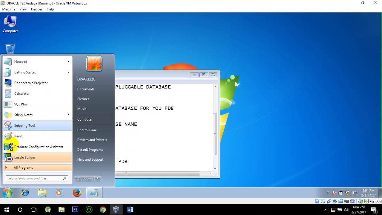 4 Creating Pluggable Database Using Configuration Assistant Youtube
