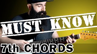 7th Chords: MUST KNOW Shapes On Guitar