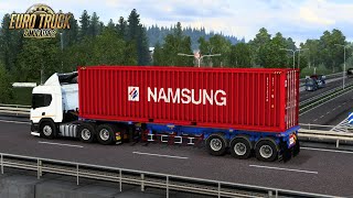 [ ETS2 ] รับตู้ลาน KSP แหลมฉบัง ไปบรรจุข้าวสารเปิดศูนย์กระจายสินค้า