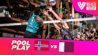 Mol, A./Sørum, C. vs. Cherif/Ahmed - Pool Play Highlights | Ostrava 2024 #BeachProTour