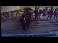 surveillance video shows man throw explosive during fifth and federal riot