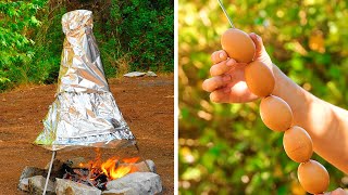 35 Smart Outdoor Cooking Tips || Useful Camping Ideas by 5-Minute DECOR!