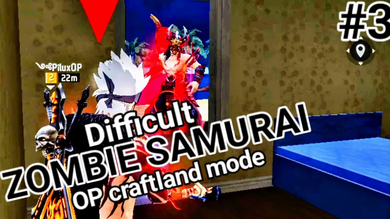 Deadly Zombie Samurai Attack Free Fire Max Zombie Graveyard Mode