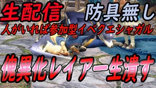 [防具無しで全クエ制覇]傀異化レイアをくーるくる。人いればイベシャガルでMR上げ～part.300.5 概要欄読んでね