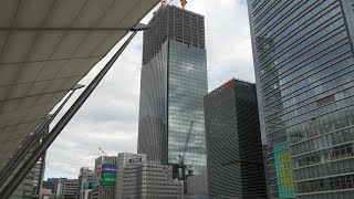 東京駅前八重洲一丁目東地区第一種市街地再開発事業の建設状況（2024年11月9日）