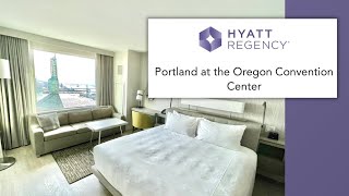 Hyatt Regency Portland At The Oregon Convention Center - Hotel and Room Tour