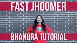 Easy Bhangra Dance Tutorial in PUNJABI || FAST JHOOMER || Popular Advanced Bhangra Step