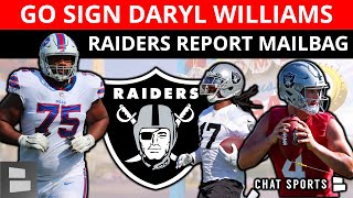 Go Sign Daryl Williams + Raiders Rumors Mailbag: Derek Carr & Davante Adams Duo + Sign Chris Odom?