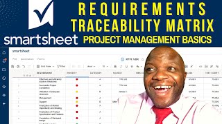 PMP/PMBOK Basics - Requirements Traceability Matrix (SmartSheet)