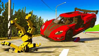 Realistic CRASH DUMMY Ragdoll Physics | Teardown