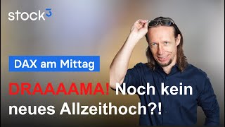 DAX - Das Ende? Noch kein neues ATH!?