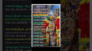 Shrirangam | Srirangam | Vaikunta Ekadashi | Margazhi Agenda | Trichy | Ranganayagi | Ranganathar