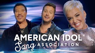 Song Association with Katy Perry, Lionel Richie, and Luke Bryan - American Idol 2019 on ABC