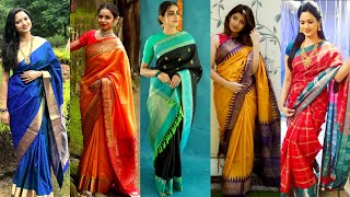 Latest Designer silk Sarees | Designer Silk Sarees | Silk Saree Ideas | Silk Sarees #saree #sarees