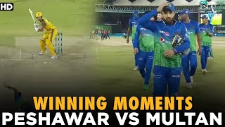 Winning Moments | Peshawar Zalmi vs Multan Sultans | Match 13 | HBL PSL 7 | ML2G
